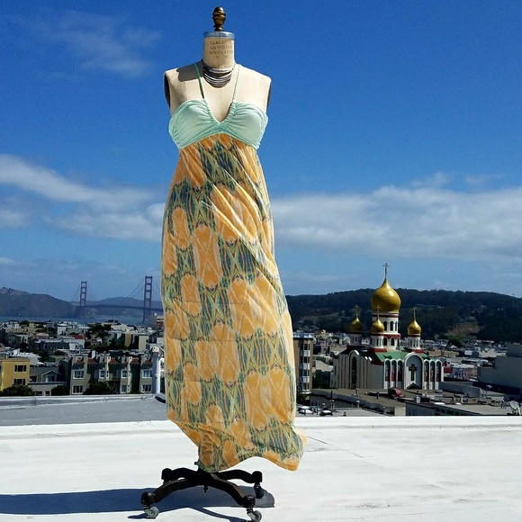 O'Neill Dresses & Skirts - O'Neill Open Back Maxi Dress, Sz S